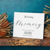 In het liefhebbende trouwbord Tabletop Plaque Fotoplaat (Zijkant)