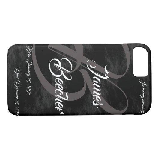 In het liefhebbende van de geheugentelefoon Case-Mate iPhone case (Achterkant (Horizontaal))