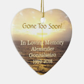 In het liefste geheugen van het Heilige Kruis Keramisch Ornament (Rechts)