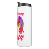 In het liefste geheugen van mijn neef Wings Breast Thermosbeker (Geroteerd rechts)