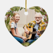 In het liefste geheugen van vader opa Memorial Ker Keramisch Ornament (Achterkant)