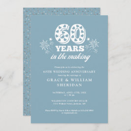 In het maken van 60e bruiloft Jubileum Kaart
