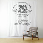 In het maken van 70e Jubileum foto achtergrond Wandkleed (In situ)