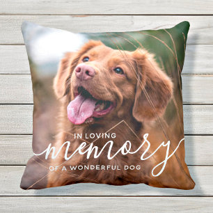 In het Memorial Memory Pet Dog Kussen