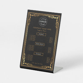 In het menu Services vermeld  voetstuk Reclamebord Met Voetstuk