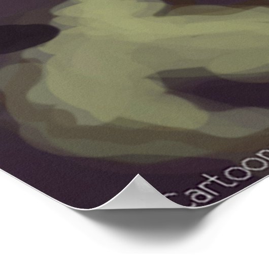 In het Midden-Funny Grim Reaper & Clown Poster (Hoek)