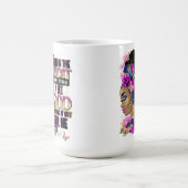 In het midden koningin zwart melanine vrouw bruine koffiemok (Center)