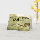 In het Midden van de Aanmoediging van het Storm Kaart (Gele Bloem)