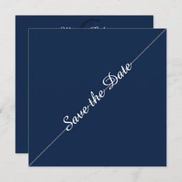 In het minimalistisch Vogue sparen de datum Save The Date