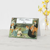 In het Moederdag van de Tuin Kaart (Gele Bloem)