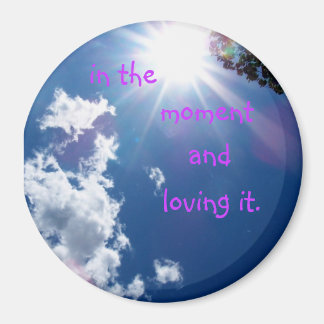 In het moment hemel magneet