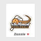In het moment Pickleball Die Cut Sticker (Vel)