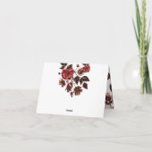 In het najaar en in de Herfst Floral bedankt (Achterkant)