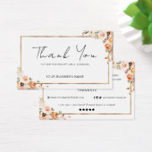 In het najaar Floral bedankt voor uw bestelling kl Visitekaartje (Bureau)