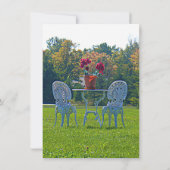 In het najaar laat men het liefdesrepetitief van d kaart (Achterkant)