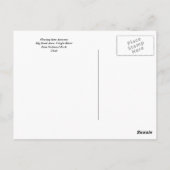 In het najaar stromen briefkaart (Achterkant)