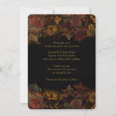 In het najaar van de herfst wordt het huwelijk doo kaart (Voorkant)