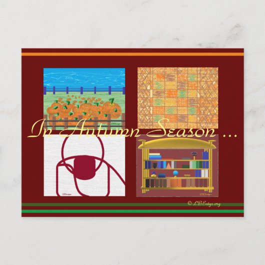 In het najaar van het seizoen 2021 Briefkaart (Voorkant)