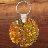 In het najaar worden gouden cadeautjes verzameld sleutelhanger (Voorkant)