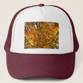 In het najaar worden gouden cadeautjes verzameld trucker pet (Voorkant)