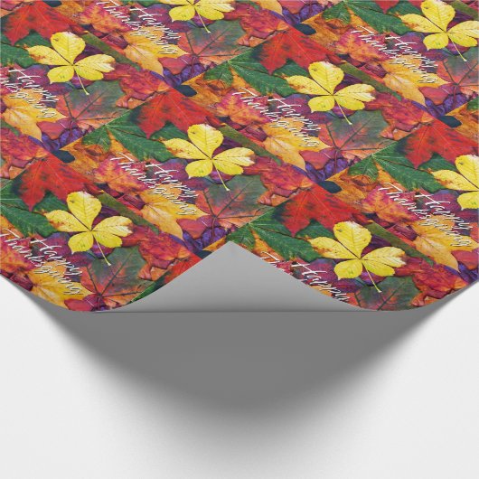 In het najaar wordt 5 omslagpapier achtergelaten cadeaupapier (Hoek)