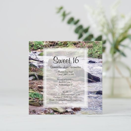 In het nauw kaart (Staand voorkant)