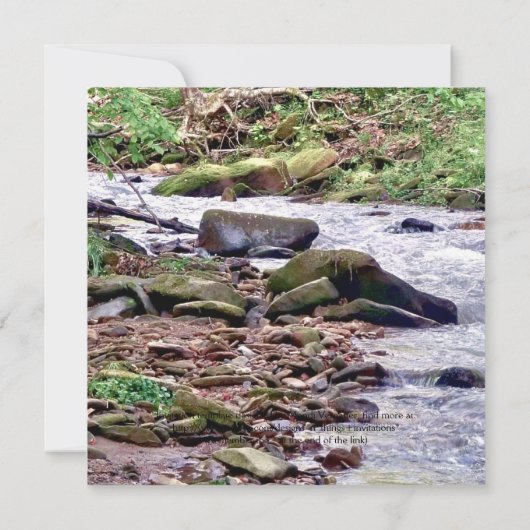 In het nauw kaart (Achterkant)