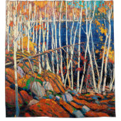 In het Noordland, beroemd schilderij Douchegordijn (Voorkant)