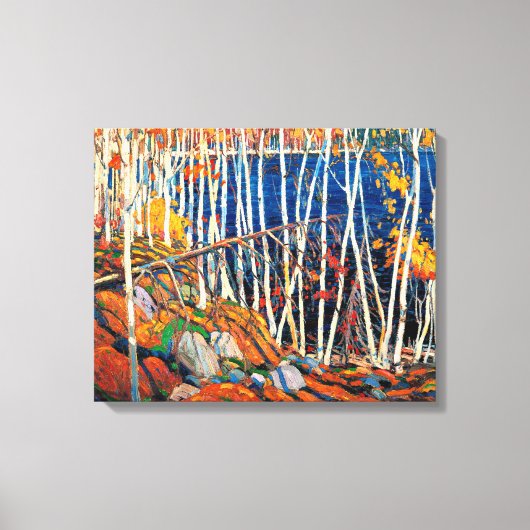 In het Noordland, mooie kunst van Tom Thomson, Canvas Afdruk (Voorkant)