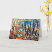 In het Noordland, mooie kunst van Tom Thomson, Kaart (Gele Bloem)