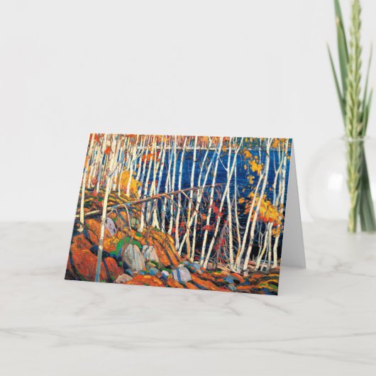 In het Noordland, mooie kunst van Tom Thomson, Kaart (Voorkant)