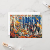 In het Northland van Tom Thomson, Kaart (Voorkant / Achterkant in situ)