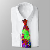 In het Oerwoud, het machtige Oerwoud moderne abstr Stropdas (Gebonden)