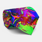 In het Oerwoud, het machtige Oerwoud moderne abstr Stropdas (Opgerold)