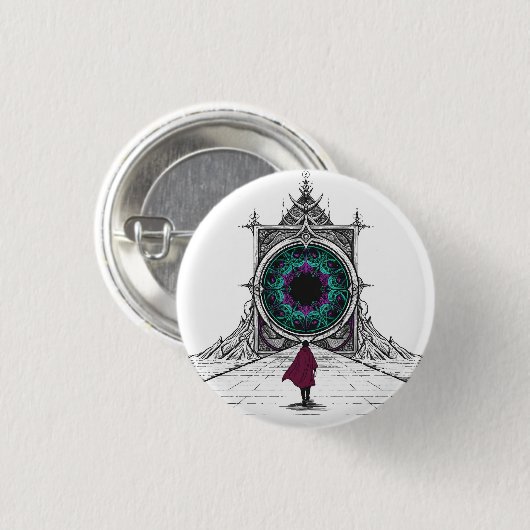 In het offerfeest ronde button 3,2 cm (Voorkant /achterkant)