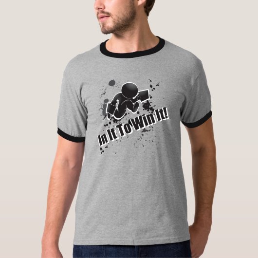 In het om het ringer t-shirt te winnen (Voorkant)