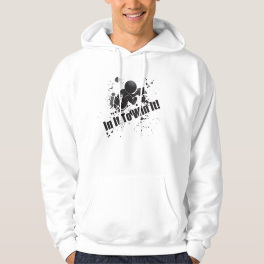 In het om het te winnen hoodie (Voorkant)