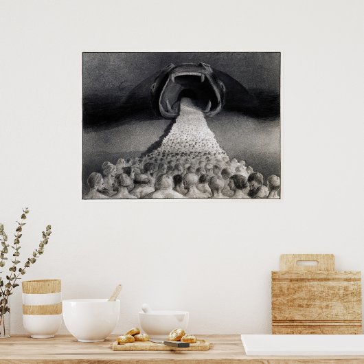 In het Onbekende 1901 Poster (Keuken)