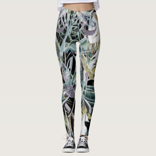 in het oog springend leggings (Voorkant)