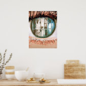 In het oog van de houder poster (Keuken)