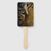 In het oog van een tijger handwaaier (Achterkant)