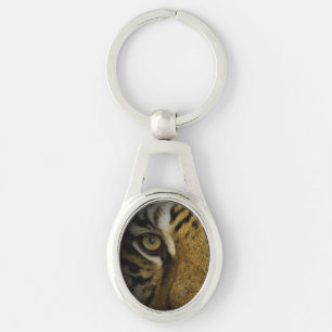 In het oog van een tijger sleutelhanger