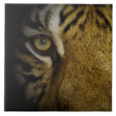 In het oog van een tijger tegeltje (Voorkant)