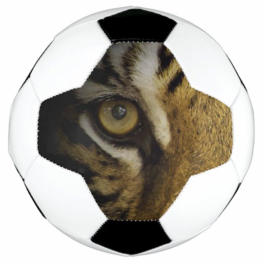 In het oog van een tijger voetbal (Voorkant)