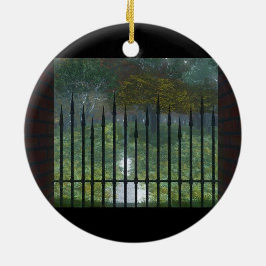 In het Oude bos Keramisch Ornament (Achterkant)