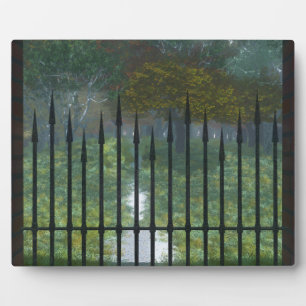 In het oude Forest Photo Plaque Fotoplaat