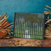 In het oude Forest Photo Plaque Fotoplaat (Zijkant)