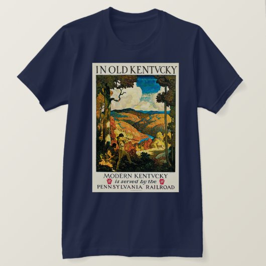 In het Oude Kentucky T-shirt (Design voorkant)