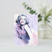  in het Paars Briefkaart (Staand voorkant)