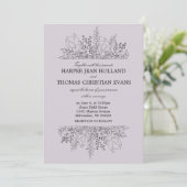  in het Paars Kaart (Staand voorkant)